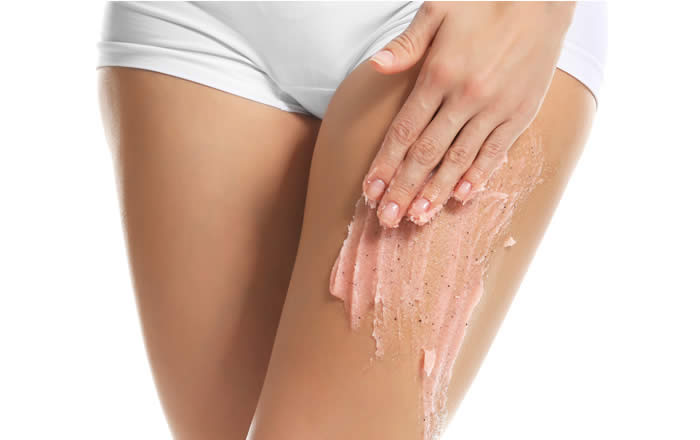 scrub cellulite