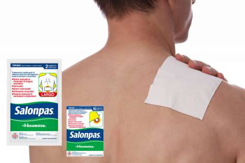 Recensione del farmaco Salonpas Cerotti, con tutte le informazioni del foglietto illustrativo spiegate: indicazioni, dosi e modo d'uso, effetti collaterali e controindicazioni, prezzo e migliori offerte online